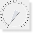 Screenshot of a dial in the Plastique widget style
