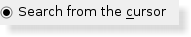 Screenshot of a Plastique radio button