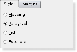 Screenshot of a Plastique style tab widget